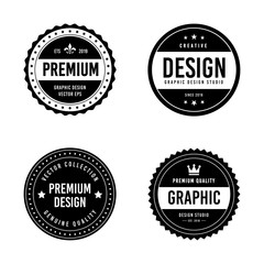 Vintage badge design