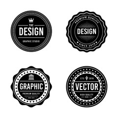 Vintage badge design