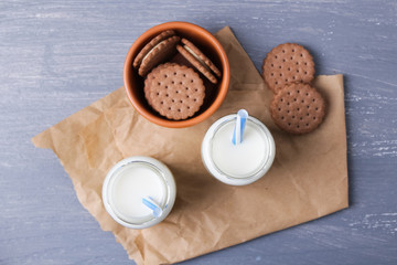 warm milk and cookies