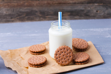 warm milk and cookies