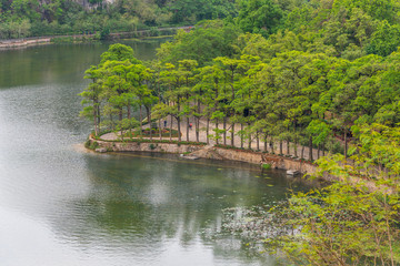 Obraz premium Qixingyan Scenic Spot, Zhaoqing City, Guangdong Province,CHINA