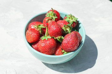 natural, organic strawberries