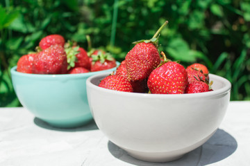 natural, organic strawberries