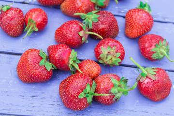 natural, organic strawberries