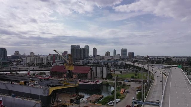 Tampa FL Aerial 2018 Downtown 288