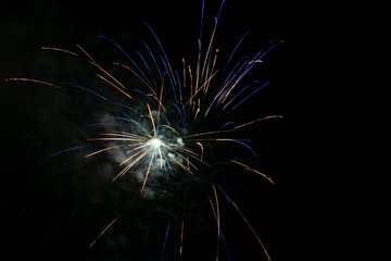 fireworks in the sky
