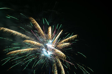 fireworks in the sky