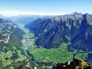 Incredible views of Linthal Valley - Canton of Glarus, Switzerland