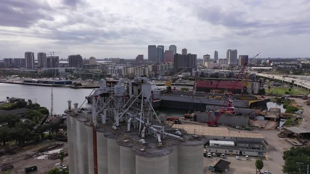 Tampa FL Aerial 2018 Downtown 306