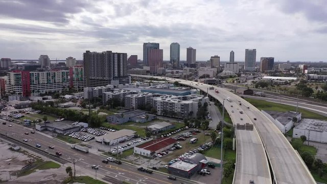 Tampa FL Aerial 2018 Downtown 308