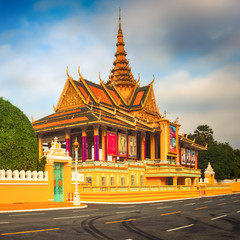 Royal palace in Phnom Penh, Cambodia