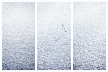 Winter background. Set of vertical banners.