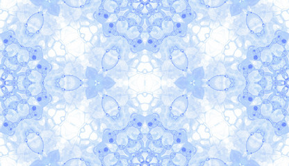 Violet seamless pattern. Amusing delicate soap bub