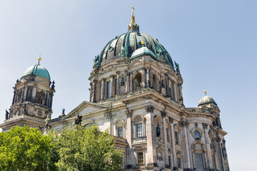 Fototapeta na wymiar Cathedral Berliner Dome on Museum Island in Berlin, Germany.