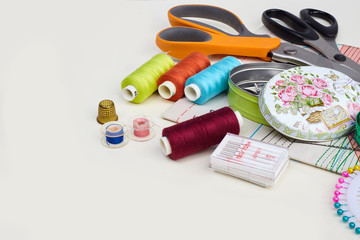 The composition of elements for sewing