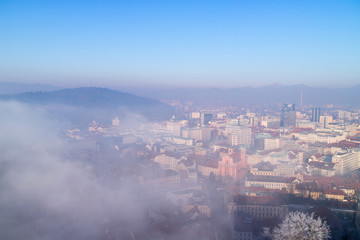 The overlooking of Ljubljana / リュブリャナ俯瞰