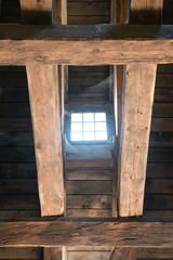 small window in the roof