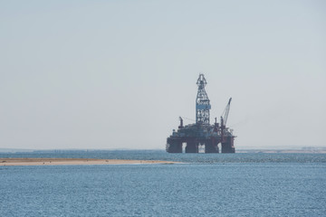 oil rig in Namibia