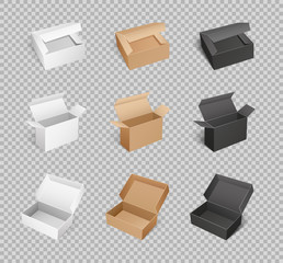 Box Cardboard Carton Parcels Packaging Vector