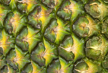 Pineapple peel texture close up