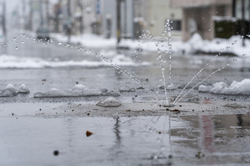 融雪設備 消雪パイプ