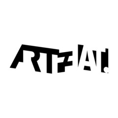 ART the word on white background