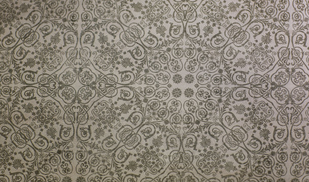 abstract geometric ornamental wallpaper pattern, ethnic arabic, indian, turkish ornament