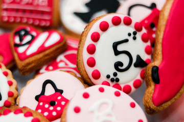 christmas cookies on plate