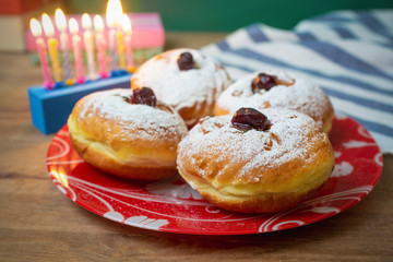 Delicious donuts for birthday
