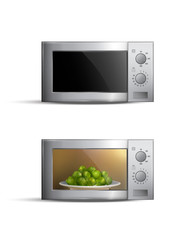 Realistic Microwave Ovens Set