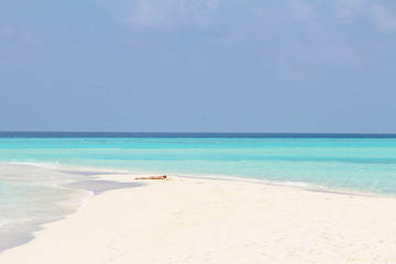 Fototapeta na wymiar Maldives Landscape