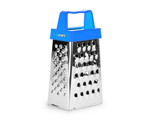 stainless steel grater isolated on white background
