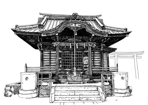 recommend clip art: Japan temple J