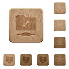 FTP uncompress wooden buttons