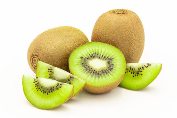 kiwi isolated on white background