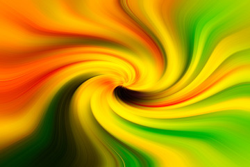 Abstract twirl effect background with flower