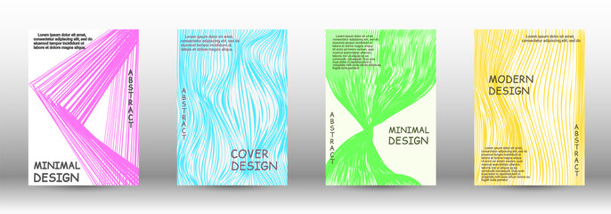 A set of modern covers.