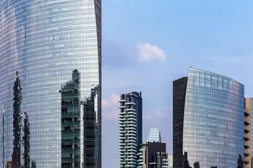 Skyscrapers of different shapes in Milan © stefanocapra