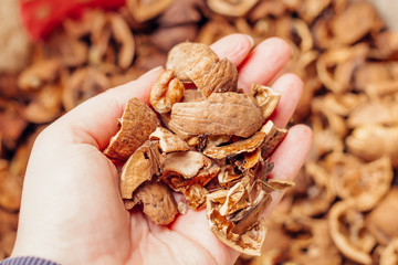 walnut shells