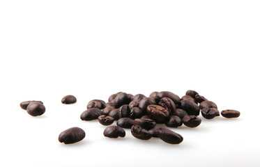Coffee Beans Isolated On White Background