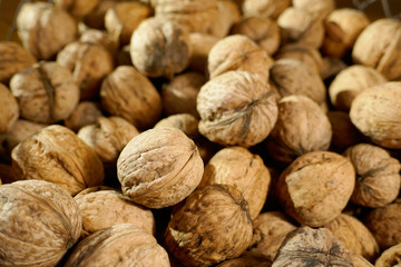 a heap of walnuts