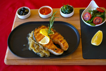 grilled salmon 