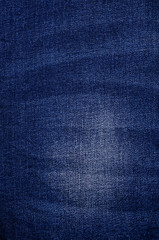 Classic blue denim background.
