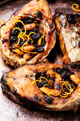 Tasty baked fish
