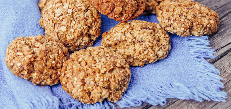 homemade, dietary oatmeal cookies