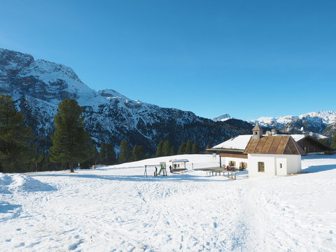 Plätzwiese in den Dolomiten - Südtirol
