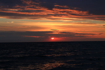 5 Minuten vor Sonnenuntergang