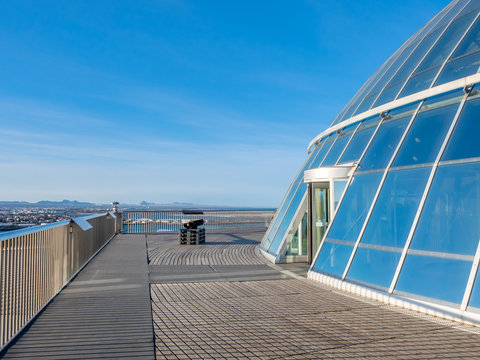 Observatory deck of Perlan, Reykjavik, Iceland
