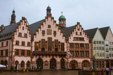 Fototapeta na wymiar Beautiful historic house in the center of Frankfurt am Main. Germany