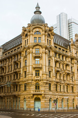 Obraz premium Beautiful historic house in the center of Frankfurt am Main. Germany